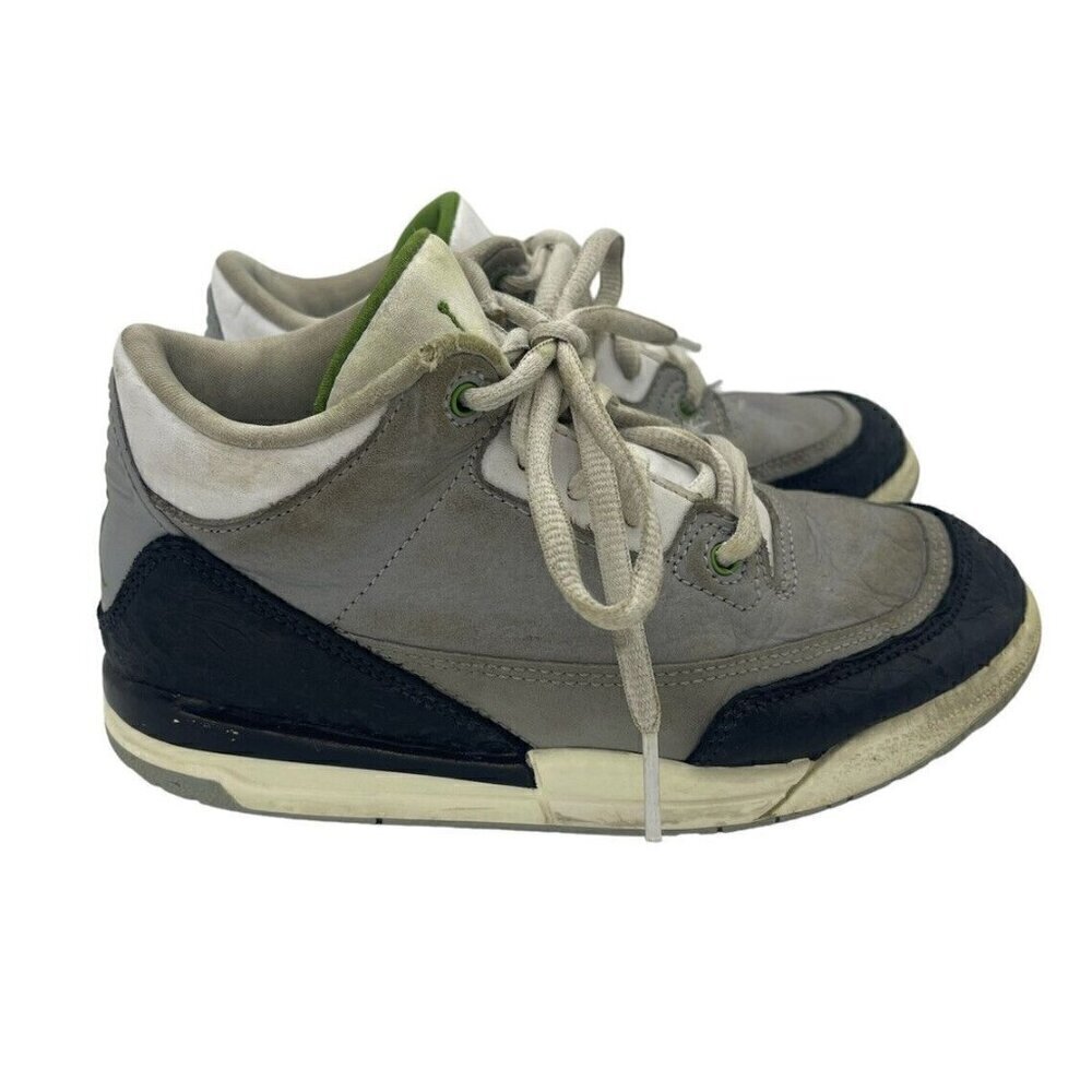 Nike Air Jordan 3 III Retro Chlorophyll Grey Size 13C Sneakers Shoes 429487-006